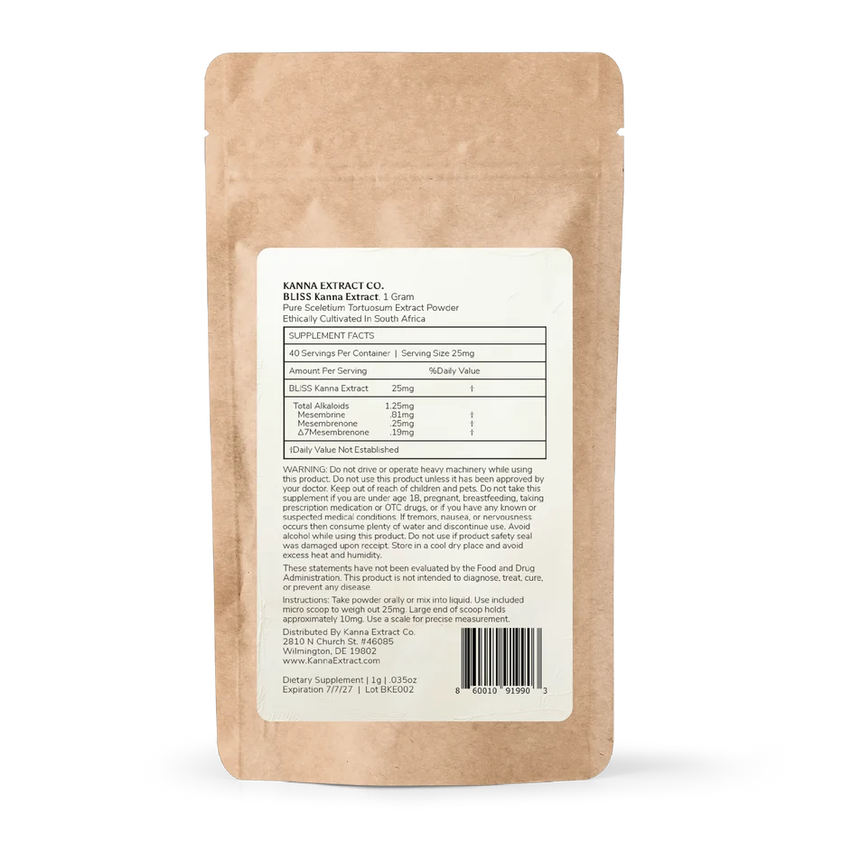 Bliss Kanna Extract Powder